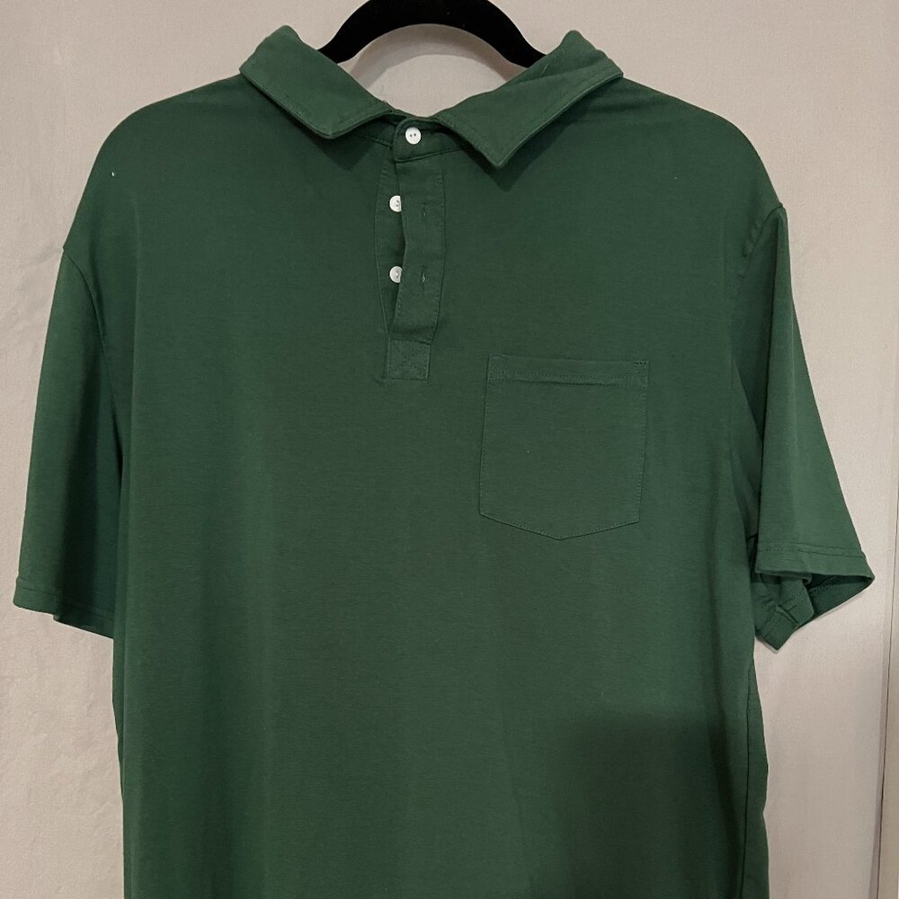 Kickee Pants Dark Green Polo; XL